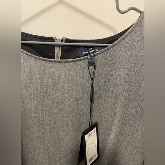 Daniel Hechter dress. New with tags sz16US grey romper style casual business - Picture 3 of 10